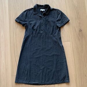Madewell black jean dress in Medium